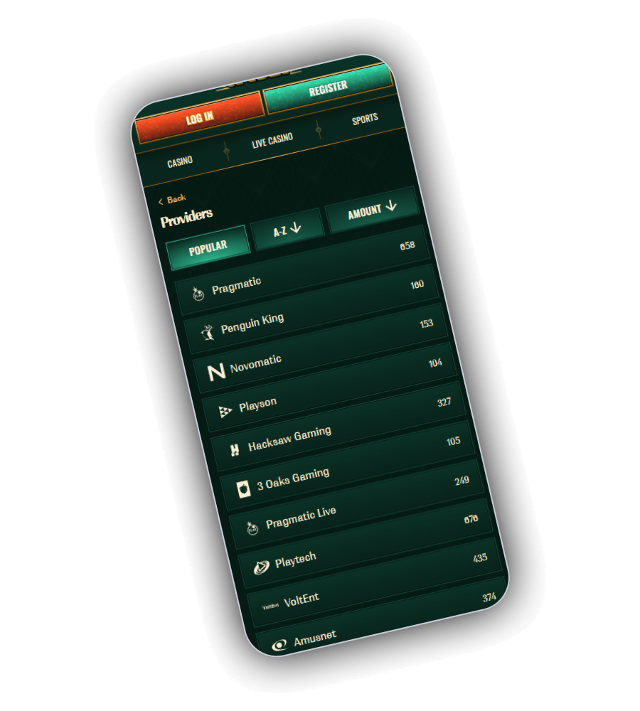 SpyBet Casino Game Providers