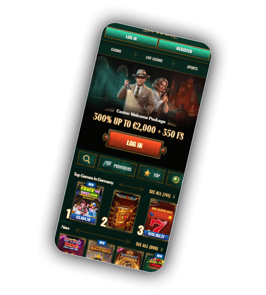 SpyBet Casino Lobby
